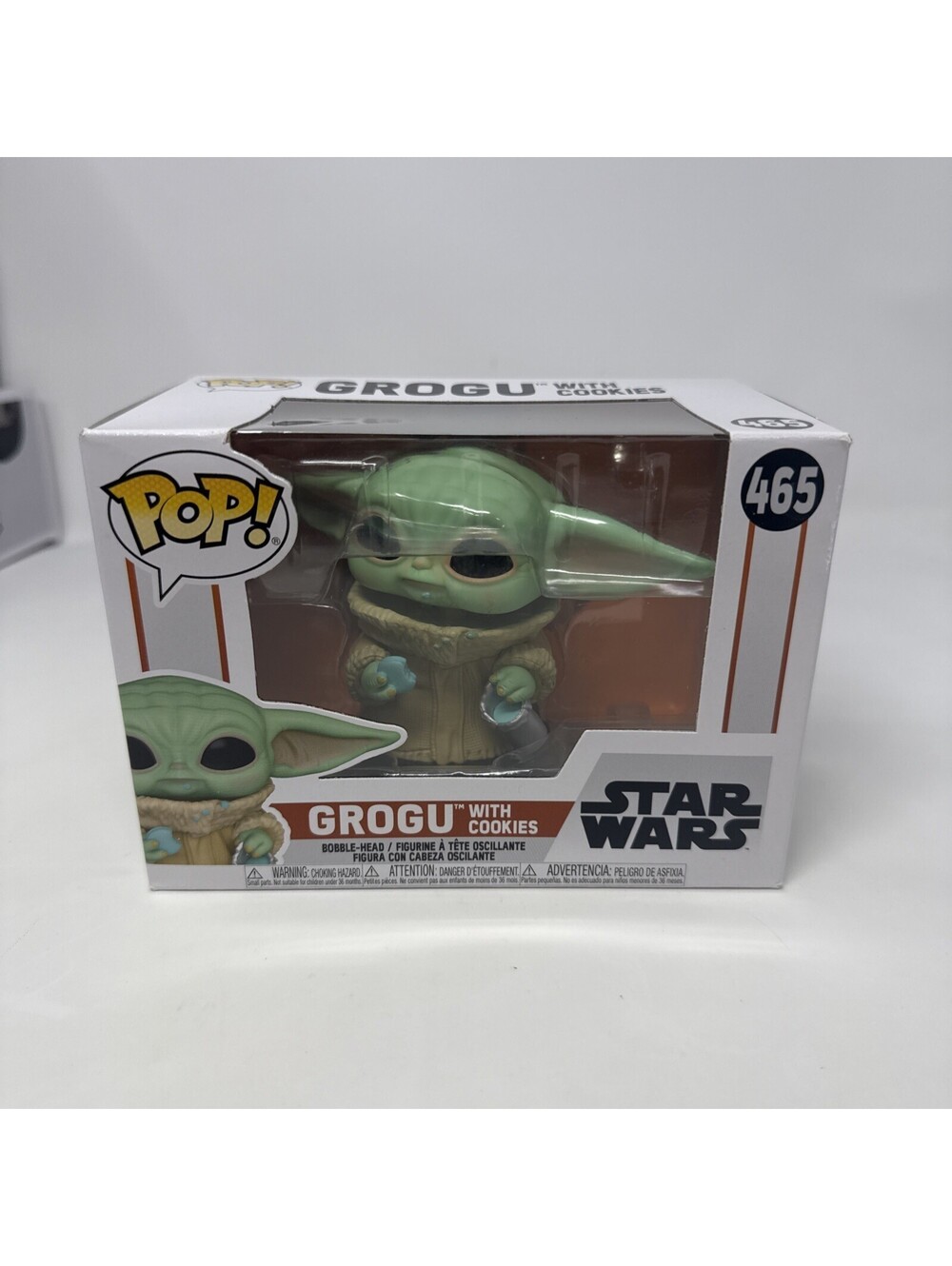 Funko Pop! Vinyl: Star Wars - Grogu with Cookie #465